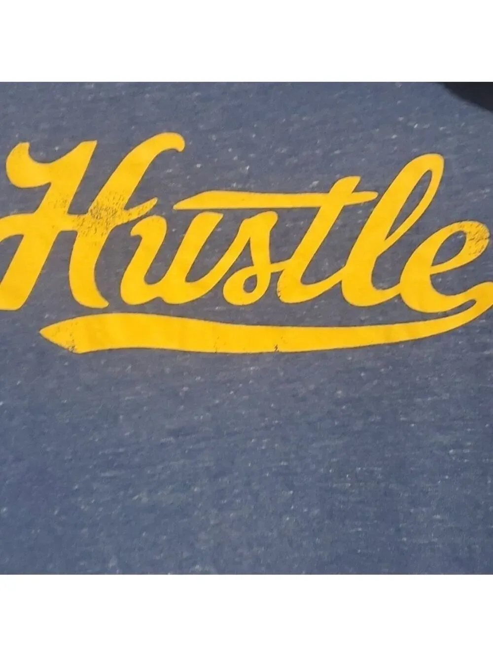Old Navy Hoodie Pullover Hustle blue yellow lightweight boys size XL 14 - 16
